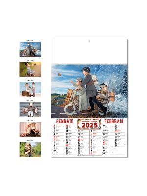 D016 CALENDARIO BAMBINI VINTAGE